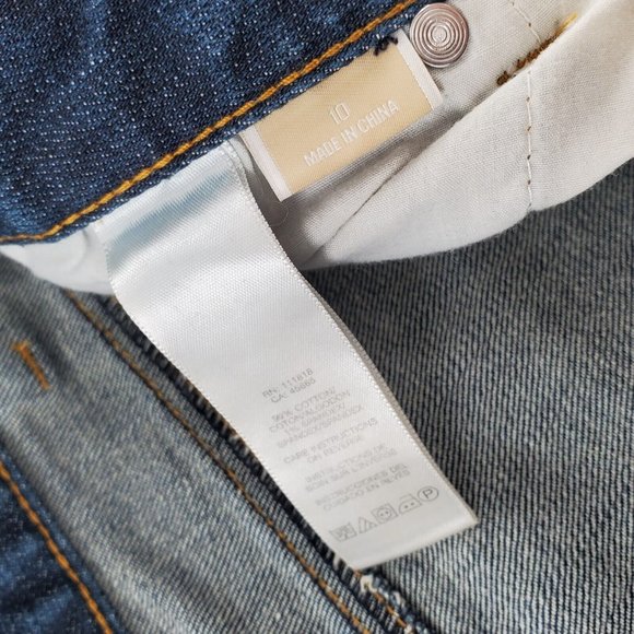 Michael Kors Womens Blue Jeans Size‎ 10 Boot Cut Straight - Picture 4 of 8